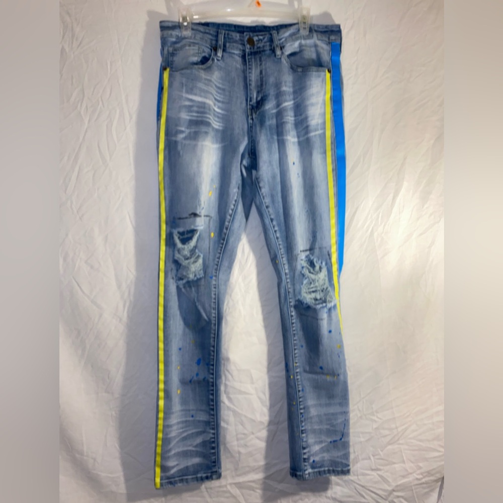 Rue 21 premium demin/stripe jean for men